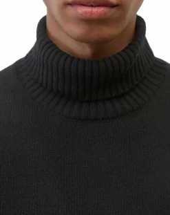 Sale Marc O'Polo Pull en Laine d'Agneau mélangée noir