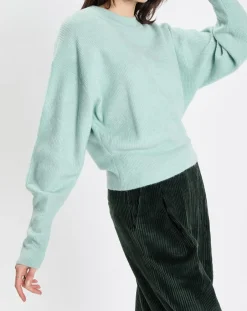 Femme Marc O'Polo Pull en Laine mélangée & Alpaga bleu clair