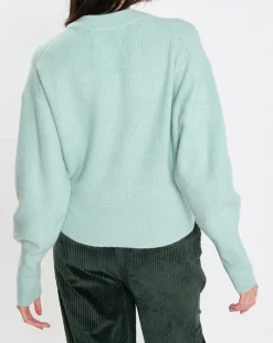 Femme Marc O'Polo Pull en Laine mélangée & Alpaga bleu clair