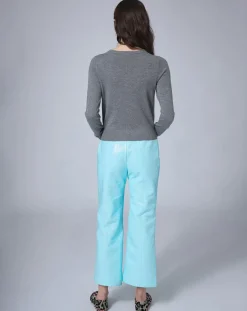 Femme Manoush Pull en Laine mélangée BCBG gris