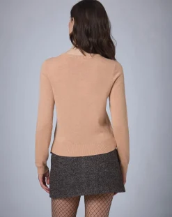 Femme Manoush Pull en Laine mélangée BCBG camel