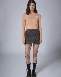 Femme Manoush Pull en Laine mélangée BCBG camel