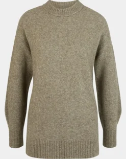 Discount Yerse Pull en Laine mélangée Danae kaki