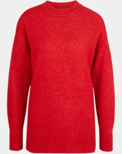 Femme Yerse Pull en Laine mélangée Danae rouge