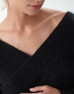 Sale Indies Pull en Laine mélangée Harmonie noir