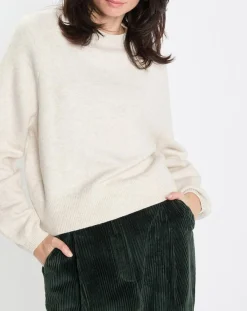 Sale Marc O'Polo Pull en Laine mélangée manches raglans écru