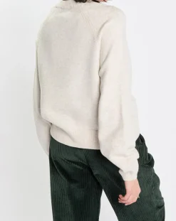 Sale Marc O'Polo Pull en Laine mélangée manches raglans écru