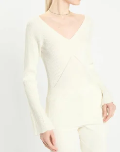 Femme Zapa Pull en Laine mélangée Nelia écru