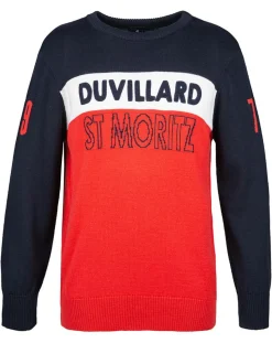 Homme Duvillard Pull en Laine mélangée Pascal multicolore