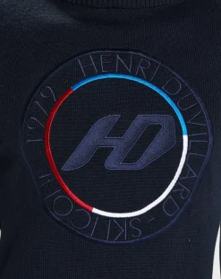 Sale Duvillard Pull en Laine mélangée Paul Hd bleu marine