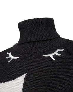 Femme Duvillard Pull en Laine mélangée Pauline Hd blanc/noir