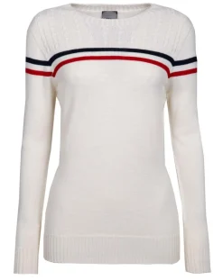 Online Duvillard Pull en Laine mélangée Pomme blanc