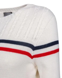 Online Duvillard Pull en Laine mélangée Pomme blanc