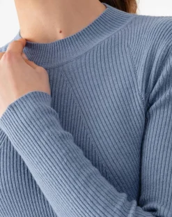 Hot Indies Pull en Laine mélangée Talitha bleu