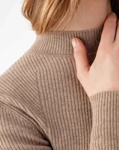 Online Indies Pull en Laine mélangée Talitha beige