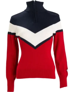 Femme Degré 7 Pull en Laine mélangée Teilla rouge