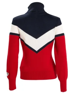 Femme Degré 7 Pull en Laine mélangée Teilla rouge