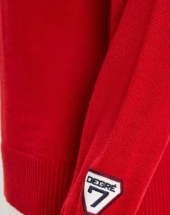 Femme Degré 7 Pull en Laine mélangée Teilla rouge