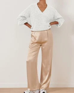 Discount Garance Paris Pull en Laine mélangée Tinsley écru