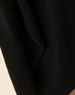 Femme Indies Pull en Laine mélangée Tobby noir