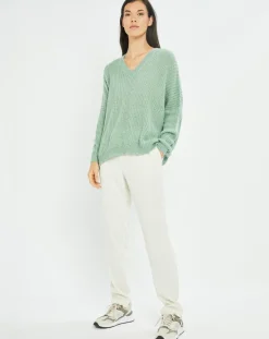 Best Lauren Vidal Pull en Mohair mélangé Anouk vert