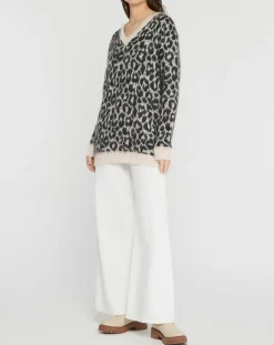 Femme MaxMara Studio Pull en Mohair mélangé Fiumana écru