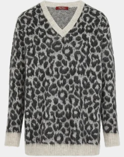 Femme MaxMara Studio Pull en Mohair mélangé Fiumana écru