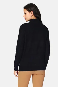 Sale Assuili Pull Encolure montante noir