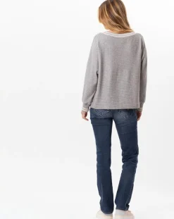 Best Le Chat Pull Esmée gris chiné