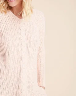 Femme Le Chat Pull Essentiel rose poudré