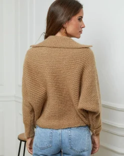 Outlet L'Armoire de Suzette Pull Eva camel