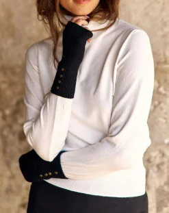 Femme Lauren Vidal Pull Falba blanc