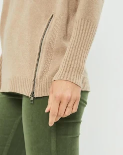 Discount Lauren Vidal Pull fin Pearl beige