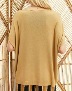 Femme Lauren Vidal Pull Flo doré