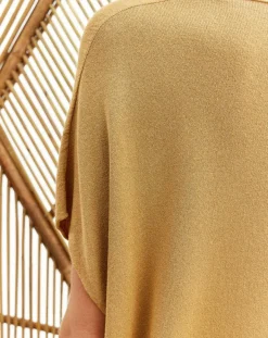 Femme Lauren Vidal Pull Flo doré