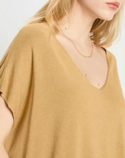 Femme Lauren Vidal Pull Flo doré