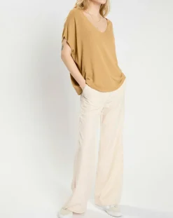 Femme Lauren Vidal Pull Flo doré