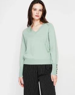 Femme Cachemire & Jo Pull Heloise jade