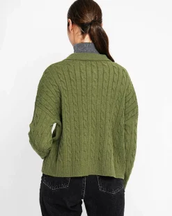 Femme Assuili Pull Ines kaki