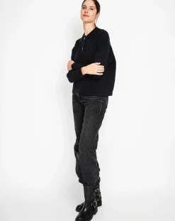 Hot Assuili Pull Ines noir
