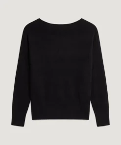 Femme Rodier Pull Iseult en laine jacquard noir