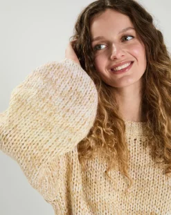 Clearance The Korner Pull Jade beige/blanc