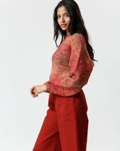 Femme The Korner Pull Jade rouge