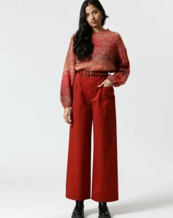 Femme The Korner Pull Jade rouge