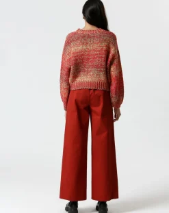 Femme The Korner Pull Jade rouge