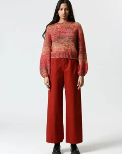 Femme The Korner Pull Jade rouge