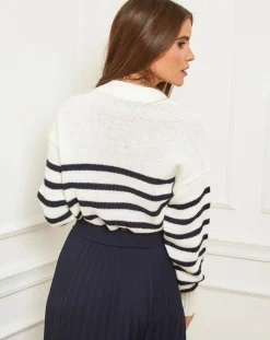 Femme Alice & Charlotte Pull Jeanne marine