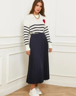 Femme Alice & Charlotte Pull Jeanne marine