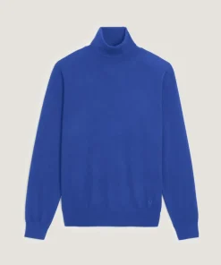 Clearance Rodier Pull Julien 100% Laine bleu azur