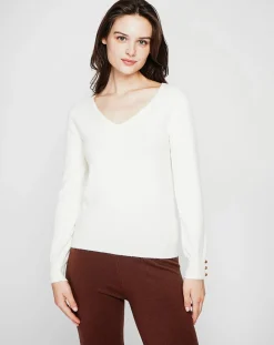 Femme Cachemire & Jo Pull Juliette naturel